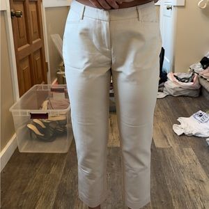 cream work pants